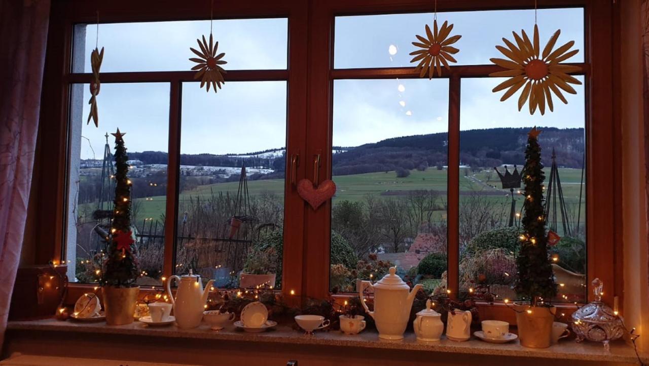 Ferienwohnung Stirnbergblick 부스텐사흐센 외부 사진